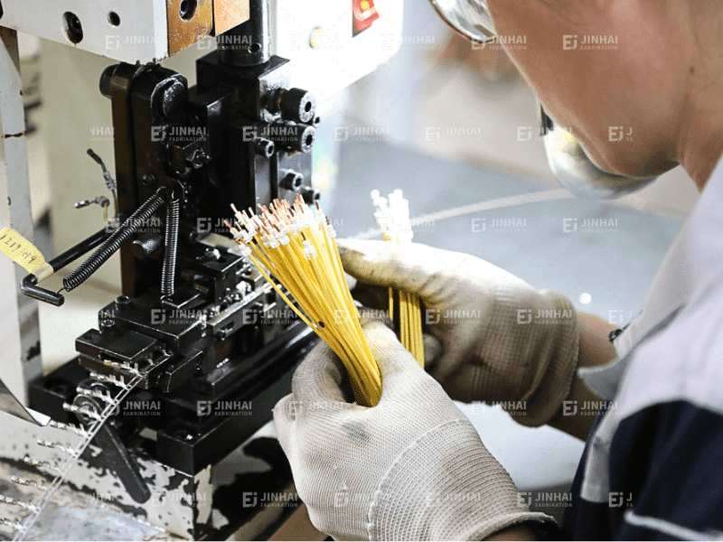 Ép đầu cáp bán tự động