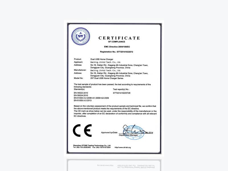 CE Certifications