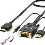 Dây cáp chuyển đổi từ VGA sang HDMI