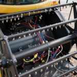 Tình trạng hệ thống dây điện của thiết bị nông nghiệp trên máy gặt đập liên hợp